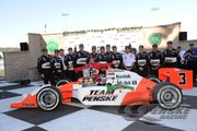 Team Penske celebrates Helio Castroneves' win at Sonoma